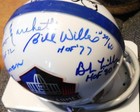 10 HOF DL signed mini helmet w /COA's - Lilly, Jones, Olsen, Eller, Youngblood + — photo 1