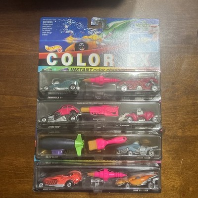 Hot Wheels Color FX Lot of 4 Monster Models