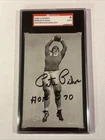1948-52 Exhibit Pete Pihos Signed / Auto.  SGC W/ HOF 70 Inscription