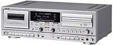 TEAC AD-RW950-S CD Recorder Cassette Deck Silver Used