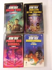 Lot of 4 Star Trek The Original Series Paperback Books 24, 25, 26, and 27