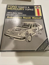 Haynes Auto Repair Manual Ford Tempo & Mercury Topaz 1984 thru 1994 36078 (1418)
