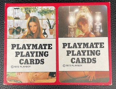 Vintage 1972 1973 PLAYBOY Playmate Double Deck Playing Cards