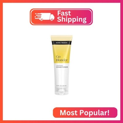 John Frieda Go Blonder Lightening Conditioner for Blonde Hair, 8.3 fl oz