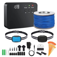 Electric Fence for Dogs, Upgraded Underground Above Ground Electric Dog Fence...
