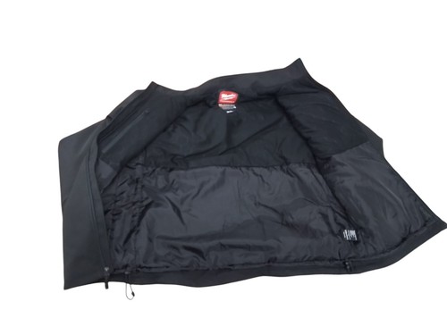 Milwaukee M100B-21L Mens Large M12 12V Li-Ion Tough Shell Black Heated Jacket OB - Picture 4 of 8