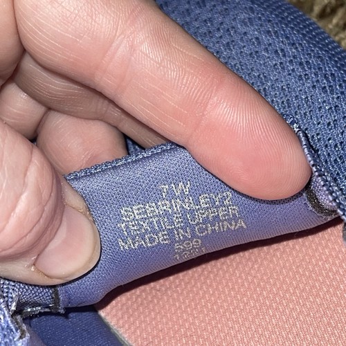 Easy Spirit Brinley Slip-On Sneaker Women's Size 7 Wide Blue Purple Mesh New - Picture 5 of 7