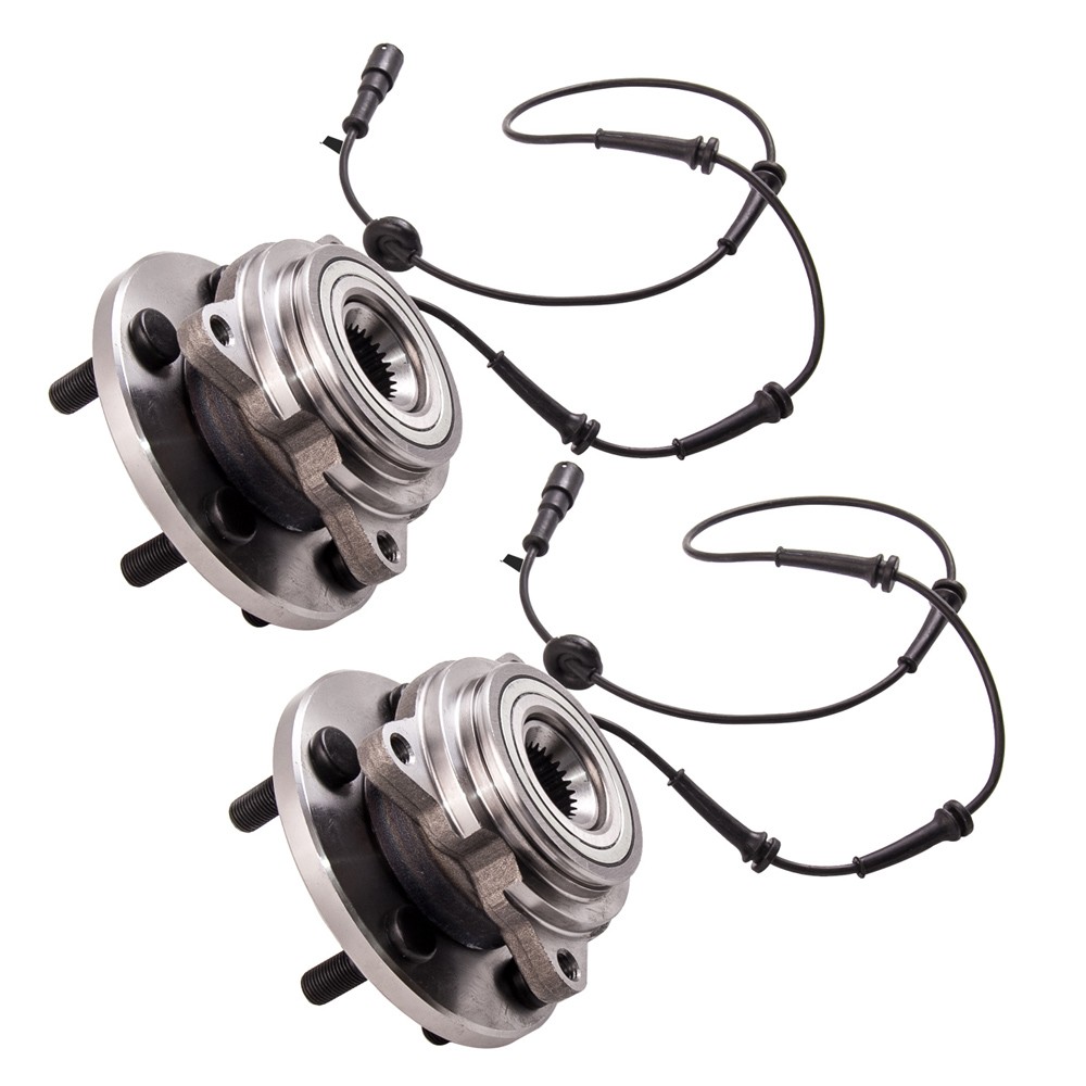 Pair Front Wheel Bearing Hub For Land Rover Discovery 2 Tay100060 1998-04