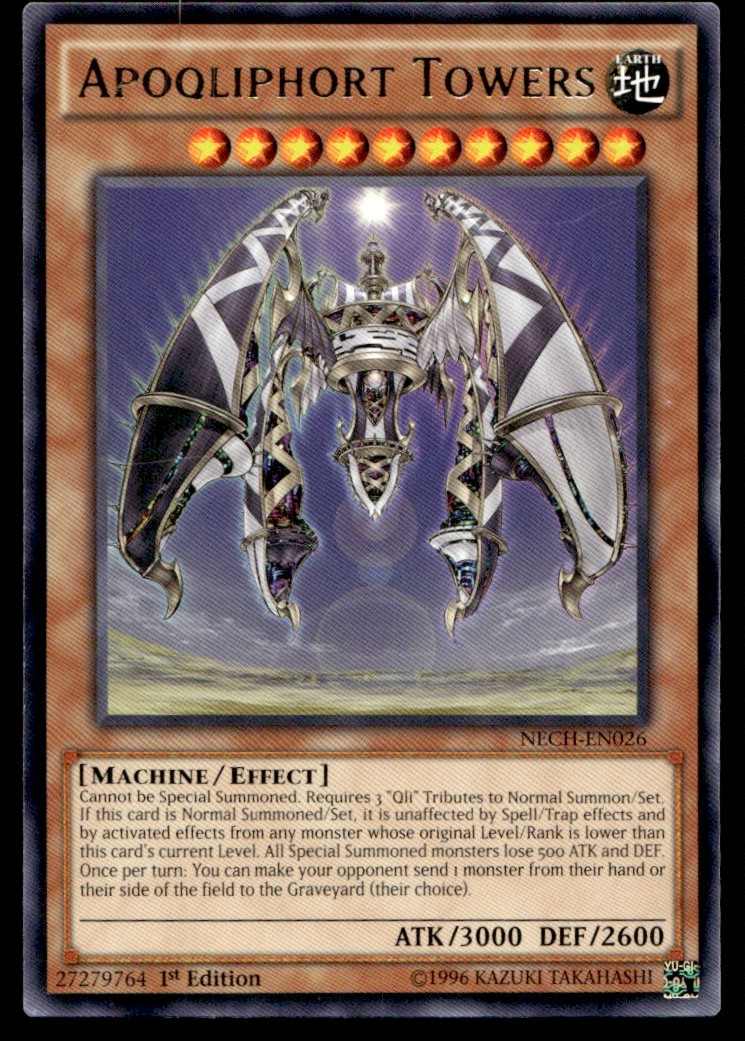 Apoqliphort Towers The New Challengers NECH-EN026 MP YuGiOh TCG