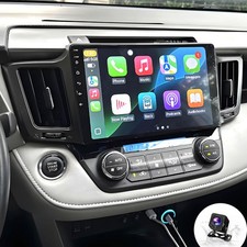 10.1" For Toyota RAV4 2013-2018 Apple Carplay Android 13 Car Stereo Radio GPS BT