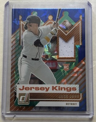 2024 Donruss Jace Jung  Jersey Kings   rookie relic card Tigers!
