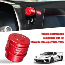 Central Console Volume Audio Control Power Knob For 2020-2025 Corvette C8 Coupe
