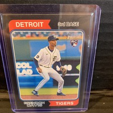 Brendon Davis 2023 Topps Heritage #67 Black Border ROOKIE Card (Only 50 made)