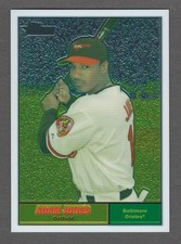 ADAM JONES 2010 Topps Heritage CHROME Insert #C51 #1052/1961 Baltimore Orioles