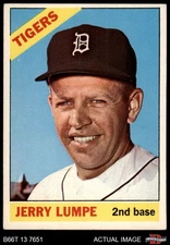 1966 Topps #161 Jerry Lumpe xWDG Tigers CORRECT VARIATION 3 - VG