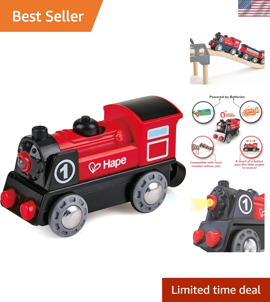Hape Battery Powered Train Image 1