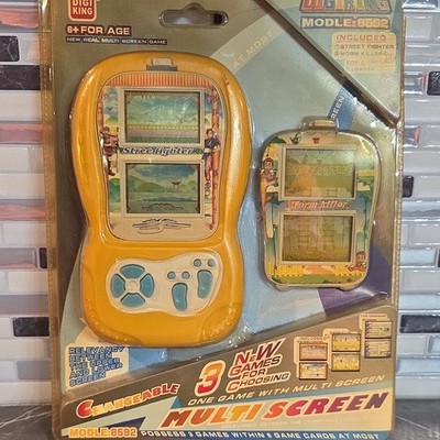 DIGIKING Multi Screen Handheld Electronic Game Street Fighter Worm Killer 8592