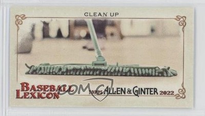 2022 Topps Allen & Ginter Baseball Lexicon Minis Clean Up #BL-7 2k3