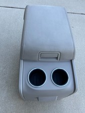 07-14 Lincoln Navigator Rear 2nd Row Center Floor Console Armrest Cup Holder Oem