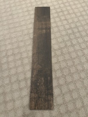 Porcelain Tile Wood Plank, Dal Tile. 6  X 36 , Dark Brown Color. 78.3 Sq Ft