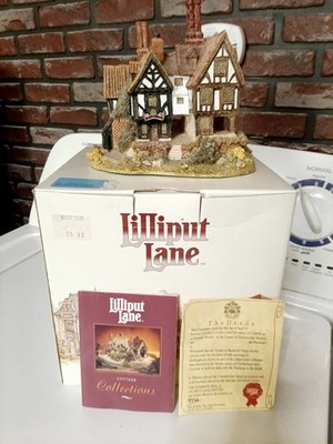 Lilliput Lane Ship Inn Made In Cumbria United Kingdom 1988? had box and deed