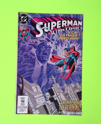 Action Comics #668 Vol. 1 1991 DC Comics Higher Grade Comic Book X294-72