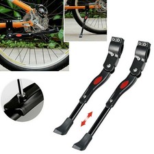 Heavy Duty Adjustable Mountain Bike Bicycle Cycle Prop Side Rear Kick Stand New.