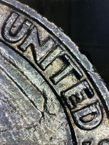 1983 - Filled In “P” Mint - Washington Quarter With Error + Protective coin flip - Picture 7 of 14