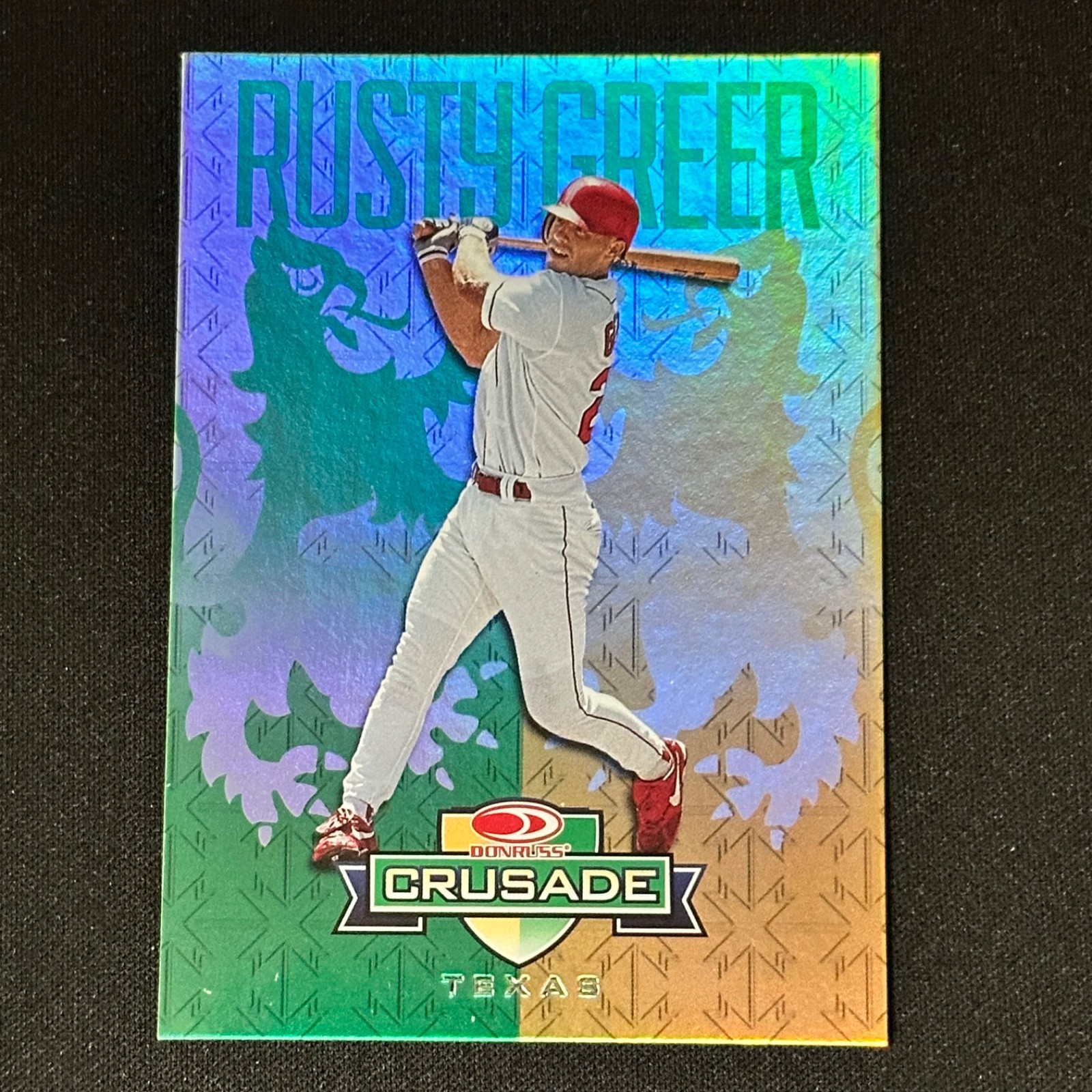 2026 Panini Decades 90s Rusty Greer Crusade Holofoil #C-RG Rangers