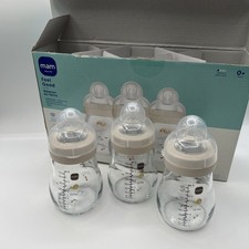 MAM Feel Good Glass Baby Bottle Set 3 Pack 6oz Bottles