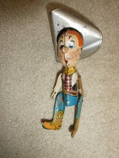 Vintage 1950s Tin Litho Toy Part Band Member Howdy Doody 8" Tall