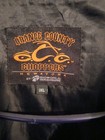 Orange County Choppers 3XL Black Biker Jacket Embroidered Logo Flame Accents