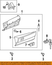 TOYOTA OEM 05-12 Avalon,Camry Instrument Panel Glove Box-Damper 5555733030