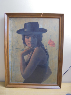 Vintage Stephen Pearson, gerahmter Druck, 1969, ''Oh Manuella'' Nr. 5391