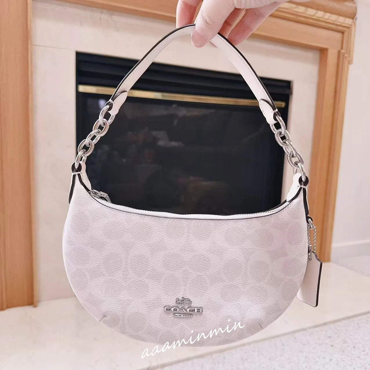 Borsa Coach Mini Payton nuova con etichetta in tela firmata CBA79