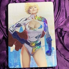 Power Girl HEROINE Comic Anime ACG Waifu Cartoon Beauty Holo Card 2
