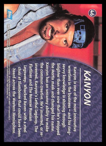 1998 Topps WCW/nWo Vintage Wrestling Card #46 KANYON - Picture 2 of 2