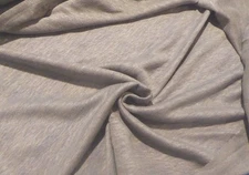 Gray Linen Knit - Slubbed, Soft, Drapey!! From Italy!!