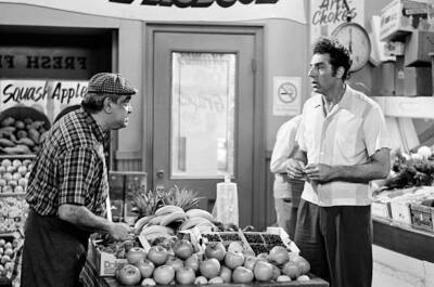 Leonard Termo Joe Michael Richards Cosmo Kramer Seinfeld 1993 Tv Old Photo