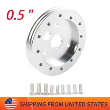 Car Steering Wheel Base Connector Conversion Spacer Quick Release Boss Kit 0.5IN