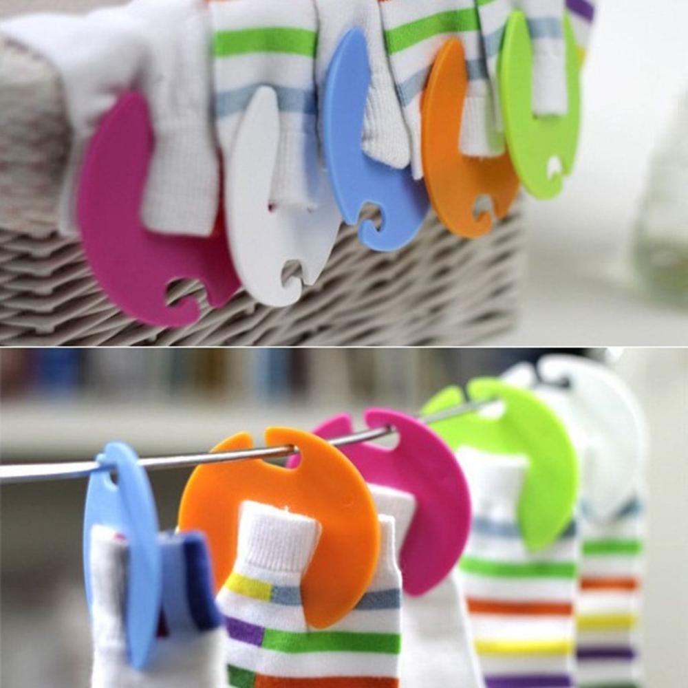 Clothes Pegs Household Sock Clips Sock Holder Rings Clothespins Sock