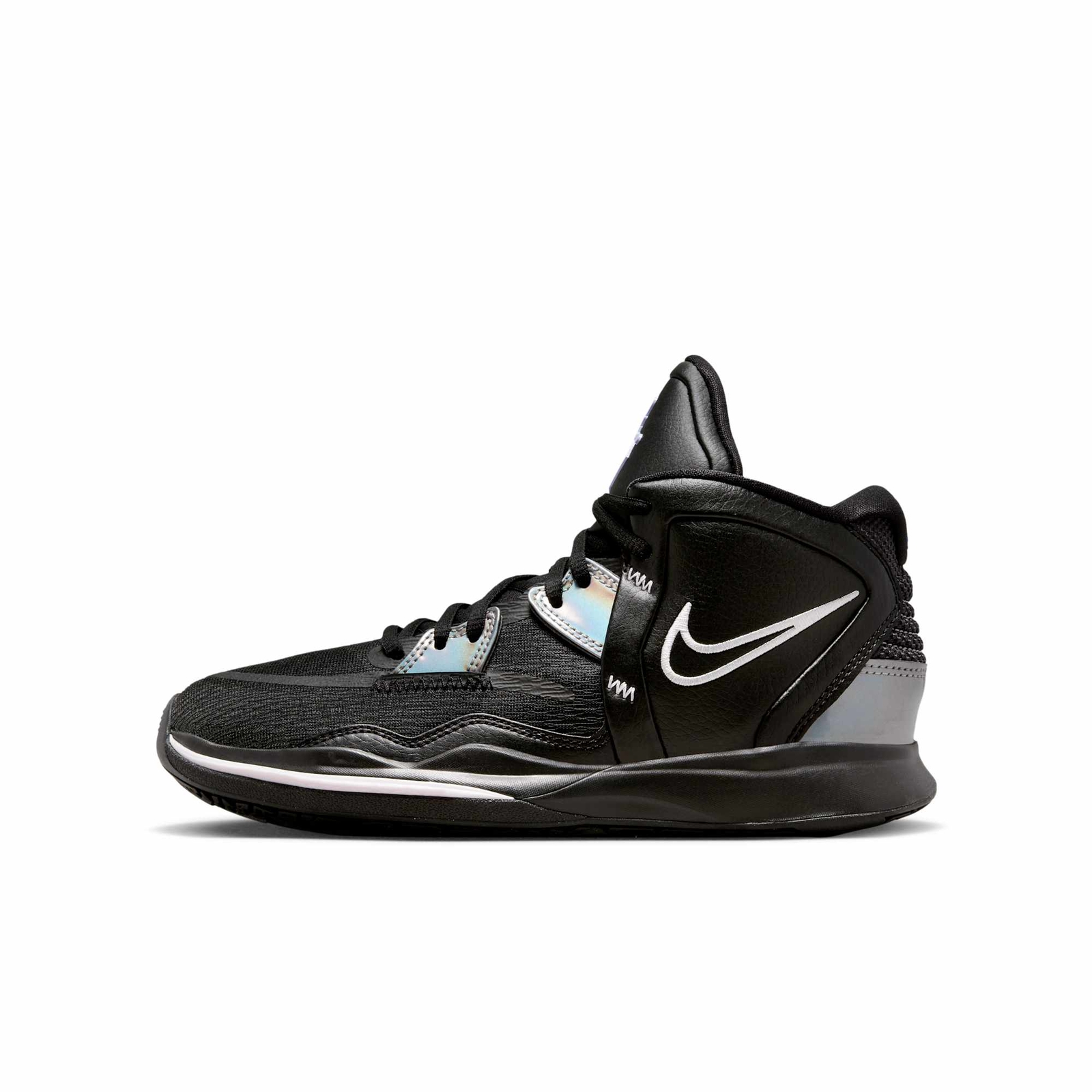 [DD0334-005] GRADE SCHOOL NIKE KYRIE INFINITY BLACK METALLIC SILVER