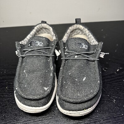 Hey Dudes Charcoal Custom White Paint Splatter 8054382145172  display picture 1