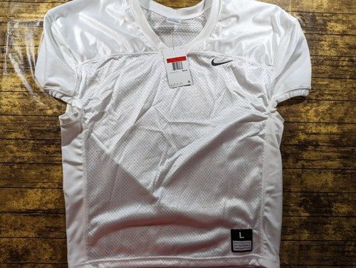 Maglia Nike Vapor Varsity Uomo Calcio Allenamento Maglia Bianca Taglia L Atletica Nuova con etichette - Foto 3 di 11