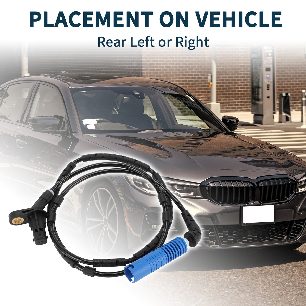 2x Sensore ABS Contagiri Posteriore Per BMW 3 E46 325xi 330xd 330xi