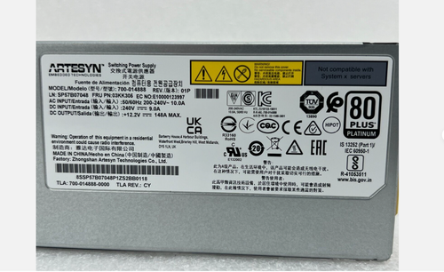 ARTESYN 700-014888 / 03KK305 1800 Watt Power Supply / Great Condition - Afbeelding 8 van 8