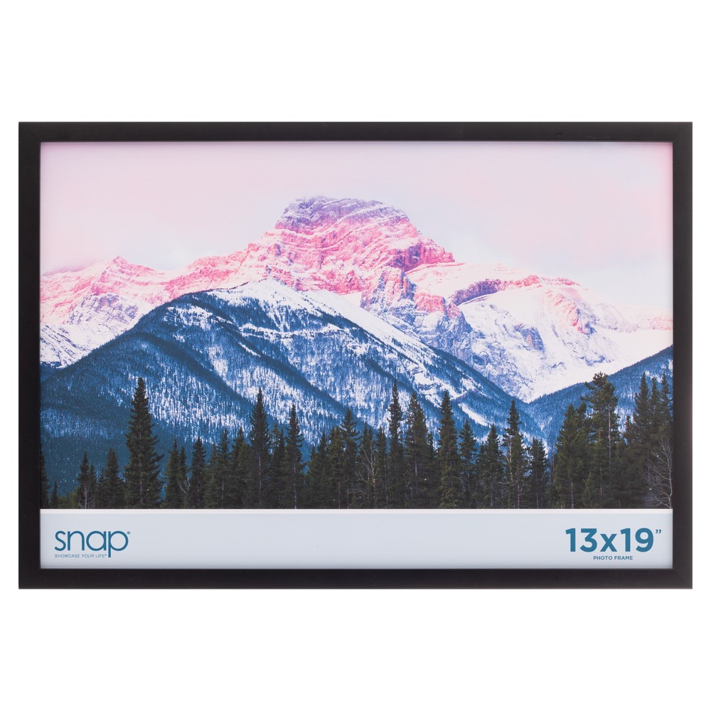 Wood Wall Mount Photo Picture Poster Frame with Hanging Hardware, 13