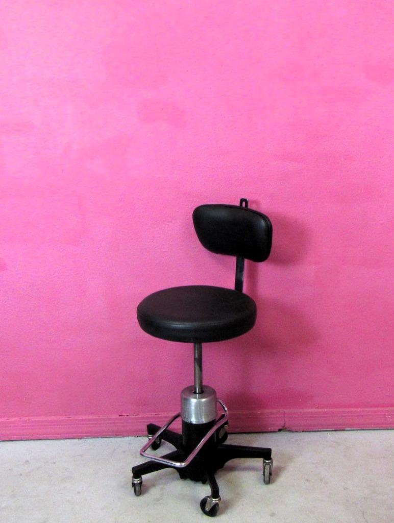 Reliance 546 Hydraulic Surgeon Dental Stool Chair w/ Back Rest 18" 25