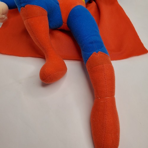 Kelly Toy Superman Plush Toy Vinyl Head DC Comics 2006 16" - Picture 5 of 12
