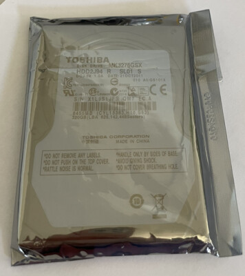 Toshiba MK3276GSX 320GB SATA 2.5'' Internal Hard Drive for Laptop/Notebook/PS3